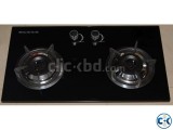 Brand New Glass 2 burner Auto Cabinet Stove-2 From Italy
