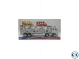 PLASTIC FRICTION POLICE TRUCK WITH FOUR MINI CAR A 071 
