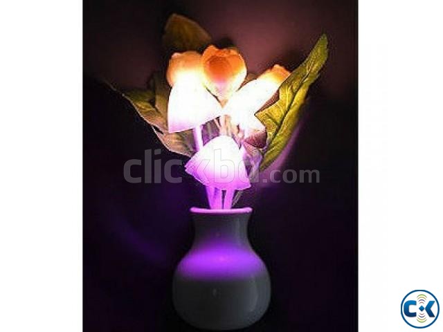 FLOWER MUSHROOM LED NIGHT LIGHT large image 0