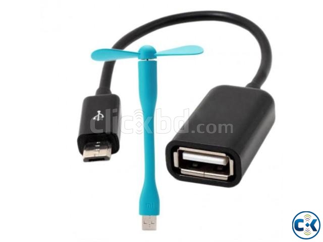Xiaomi MI USB Fan Micro USB OTG Cable Adapter  large image 0