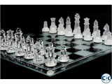 Hi-Quality Glass Chess Set-গ্লাসের তৈরী দাবা সেটের বোর্ড