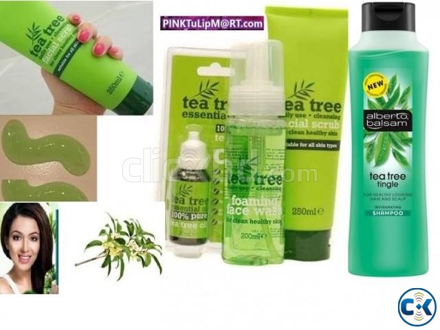 PURE TEA TREE FACE HAIR CARE BUNDLE FROM UK large image 0