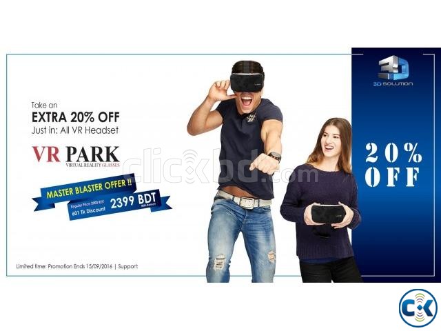 VR PARK V3.0 Virtual Reality Headset with Remote large image 0