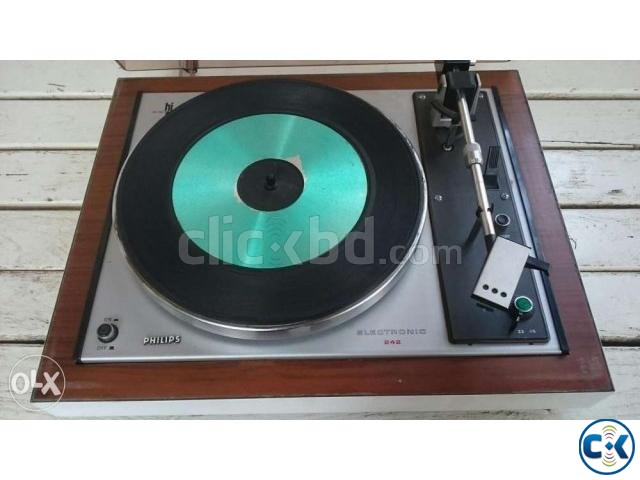PHILIPS-HQ-INTERNATIONAL-242-Turntable-Record-Player large image 0