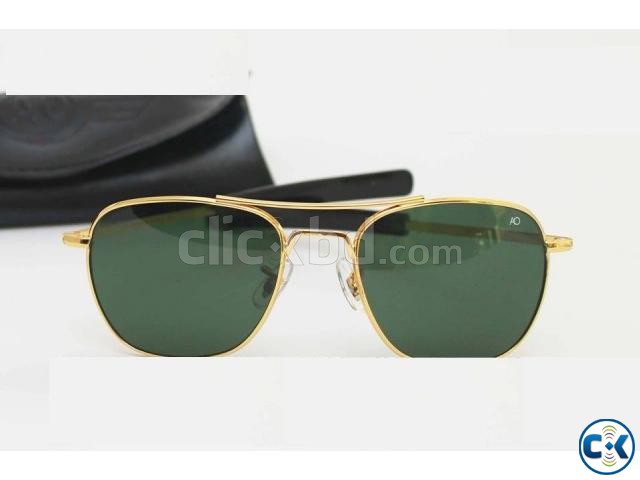 Ray Ban Gents Pilot Golden Sunglass Replica SW4042 large image 0