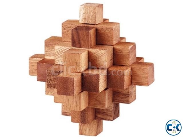 Star Wooden Cube Puzzle Not An Easy Puzzle To Solve Clickbd