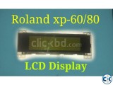 Roland xp - 60 80 lcd display