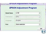 Epson L130 printer resetter software