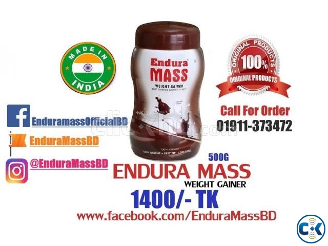 Endura Mass Weight Gainer 500G large image 0
