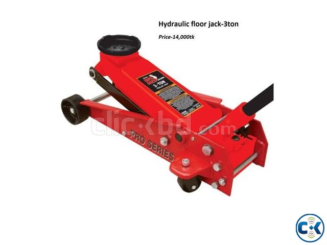 Hdraulic floor jack engine crane Air impact gun creeper. large image 0