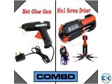 Combo of Hot Glue Gun 8 in 1 Screw Driver