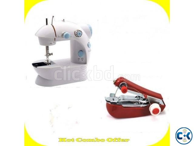 Electric And Hand Sewing Machine Combo large image 0