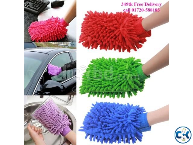 Microfiber Dust Cleaning Glove 1pc Code 1303 large image 0