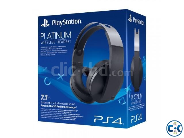 Sony PlayStation 4 Platinum Wireless Headset large image 0
