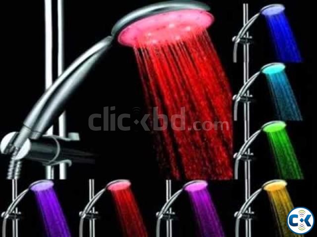 LED Shower Head Multi Color Head Only  large image 0