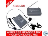 CEER PROFESSIONAL WIRELESS MICROPHONE HEADSET LAPEL CLIP o