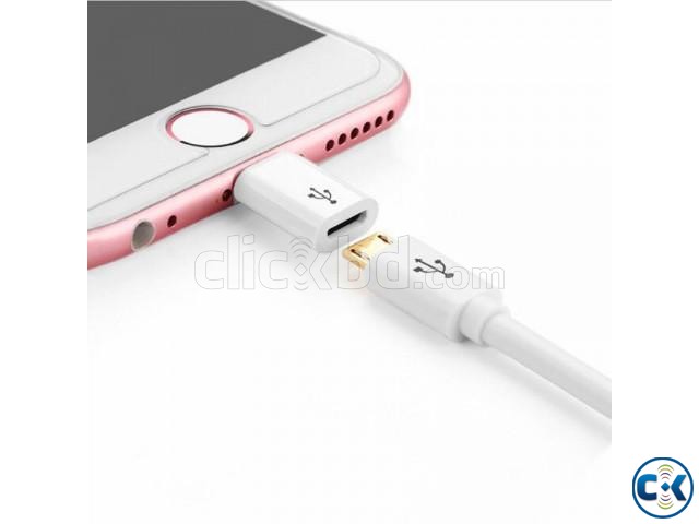 Micro USB To IPhone Charger Cable Connector large image 0
