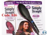 Eectric Hair Brush Styler Straighter Code 016