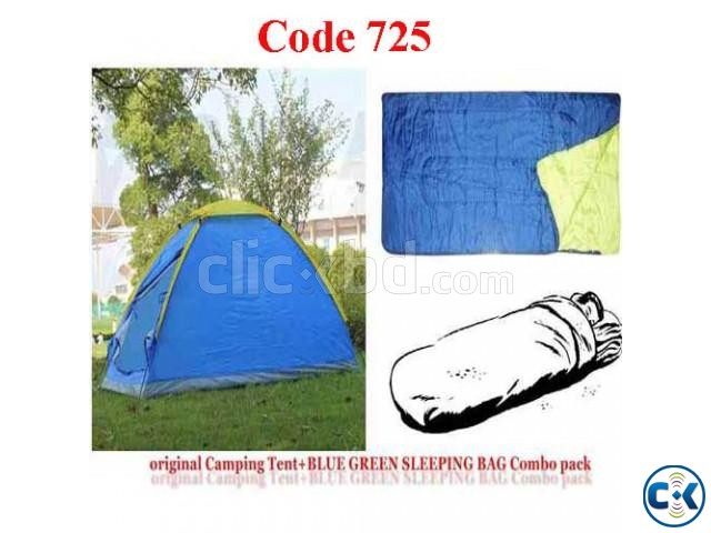 Camping Tent SLEEPING BAG Combo pack large image 0