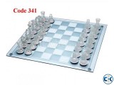 Hi-Quality Glass Chess Set Code 341