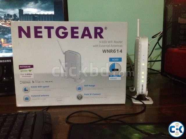 Netgear WNR614 Wifi Router large image 0