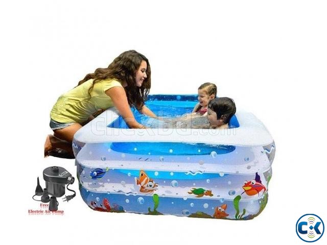 Original SWIMMING POOL INFLATABLE with e-pumper large image 0