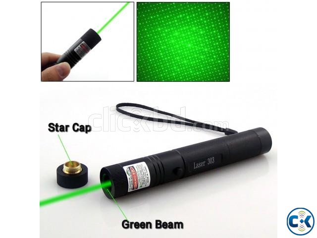 Powerful Military Green Laser Pointer large image 0