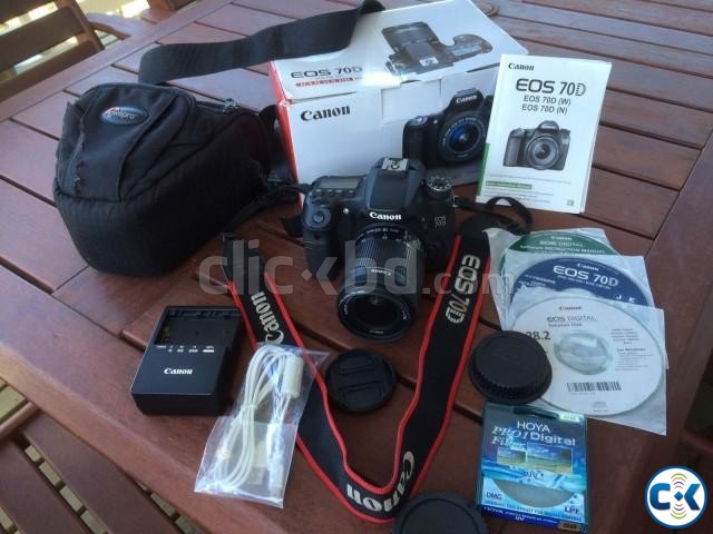 Canon 70D DSLR Camera with Lens large image 0