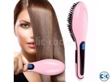 Fast Hot Hair Straightener Comb Brush
