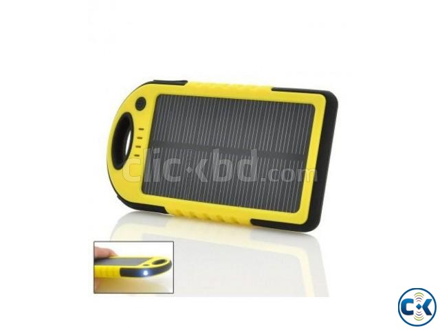 5000 mAh Solar Charger Battery USB Power Bank For Mobile large image 0
