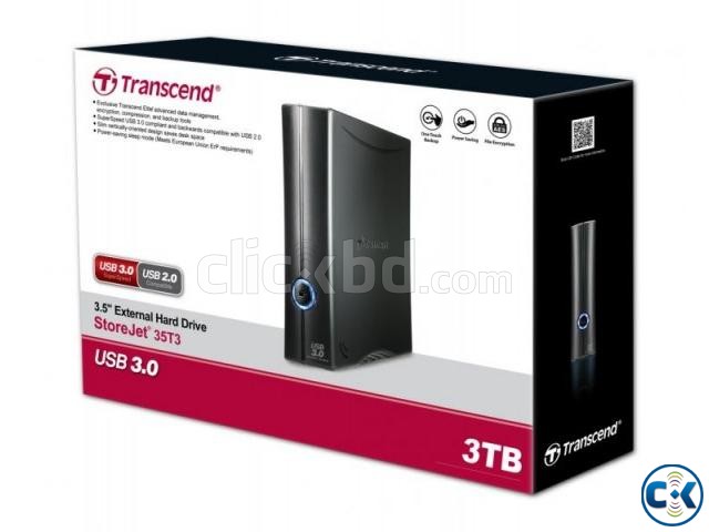 3TB Transcend StoreJet 35T3 USB3.0 Portable Hard Drive large image 0