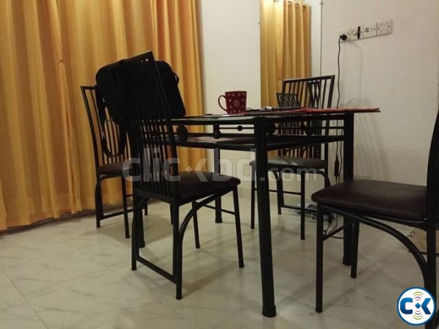 Dining table with four chairs large image 0
