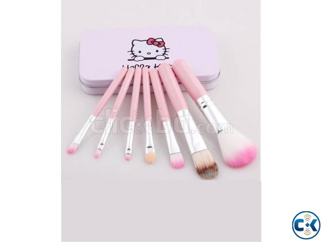 New Hello Kitty 7 Pcs Mini Makeup brush Set large image 0