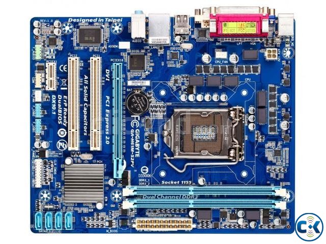 GIGABYTE GA H61M S2PV and 3rd gen dual core G2020 large image 0