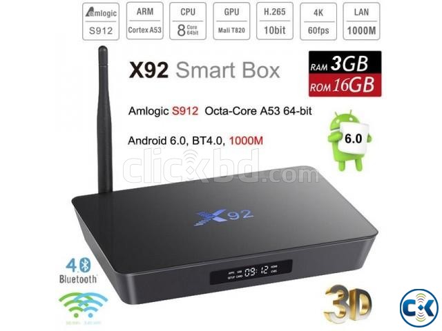 ANDROID 4K 3D TV BOX H96 4GB RAM 32GB ROM NEW large image 0
