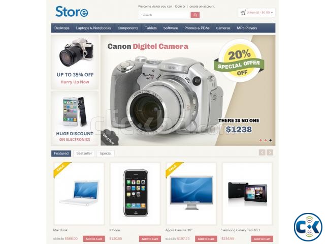 E-Commerce Business Website large image 0