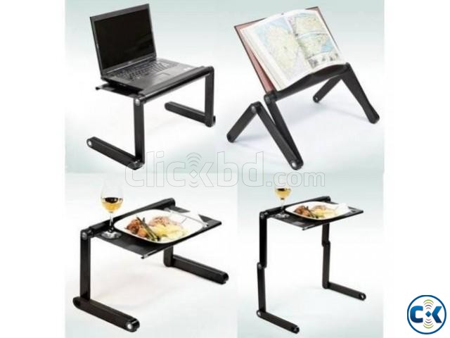 Aluminum Laptop Table With Cooler large image 0