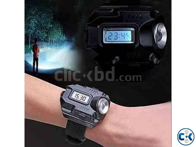 Army LED Wrist Watch with Flashlight large image 0
