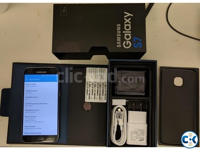 Samsung S7 32gb Black Sapphire boxed New Condition .. large image 0