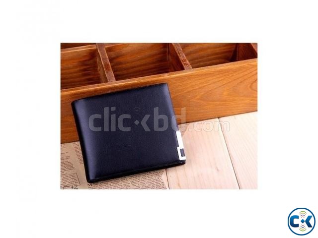 Bata Leather Trendy Bifold Wallet for Men - Black large image 0