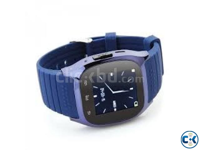 M26 Bluetooth Smart Watch Like Gear Blue  large image 0