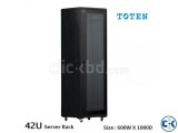 TOTEN Server Rack Cabinet 42U 600x1000mm Mesh Door