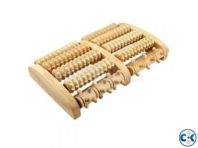 WOODEN TENSION RELIEF FOOT MASSAGER large image 0