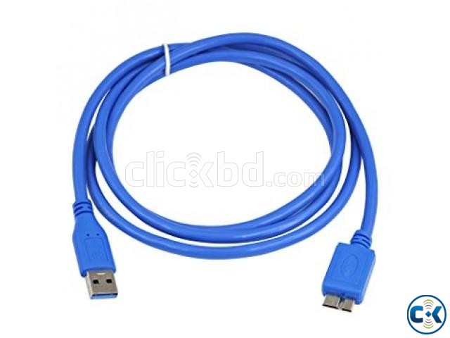 USB 3.0 Type A Male To B Micro Sync Hard Disk Cable- 1.5m large image 0