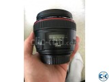Canon 50mm L series lens. Japan made