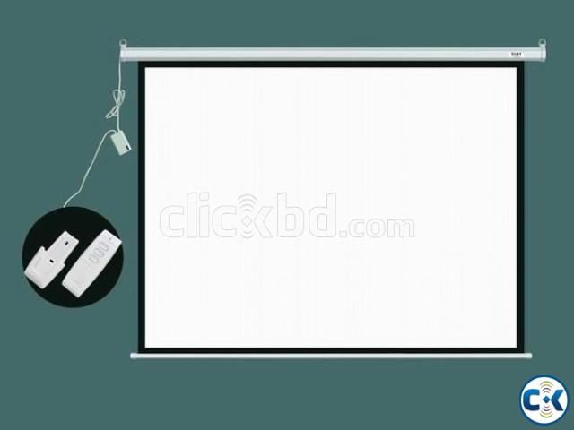 Electric Motorized Projection Screen - 70 x 70 large image 0