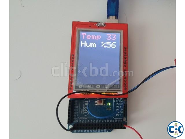arduino 2.8 tft lcd touch shield large image 0