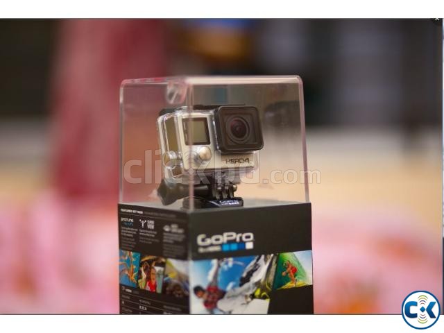 GoPro HERO 4 Black - 4K waterproof Camera 3-Way grip large image 0