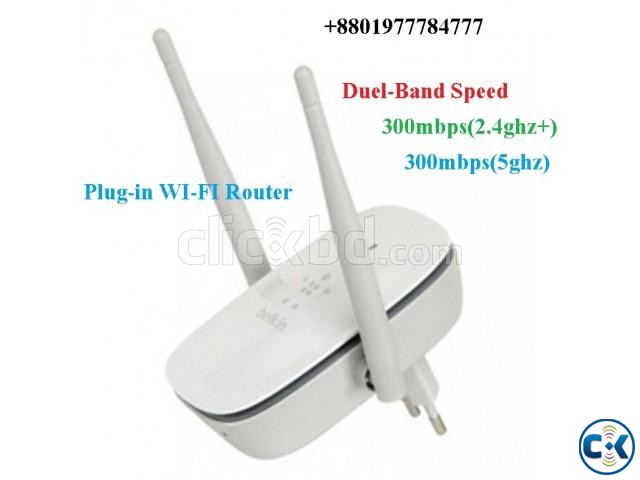 Belkin Plug-in wifi Router Range Extender Compact Dual-Ban  large image 0