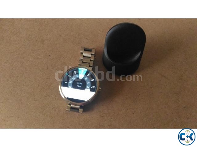 Moto 360 Smartwatch 1st Gen Golder large image 0